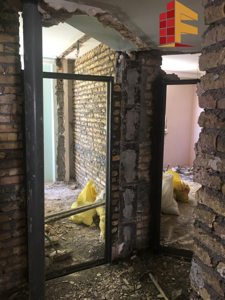 بازسازی داخلی منزل قدیمی دیوار چینی