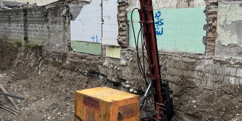 پایل کوبی برج زنیت گودبرداری برج مسکونی زنیت شمال