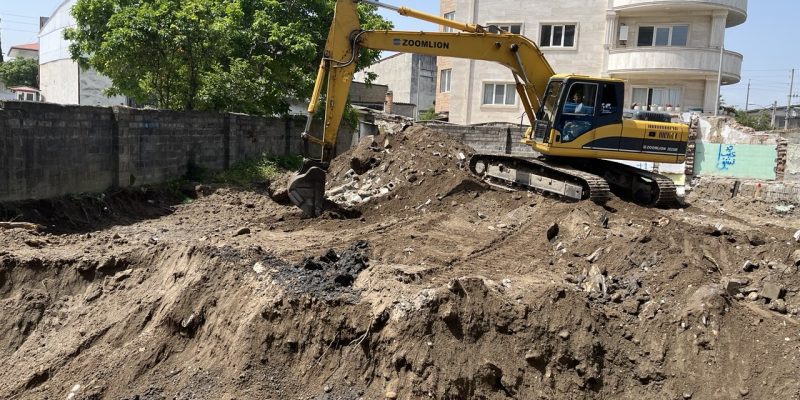 گودبرداری برج زنیت گودبرداری برج مسکونی ساحلی زنیت تنکابن