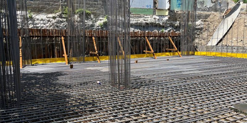 آرماتور بندی فونداسیون برج زنیت فونداسیون برج مسکونی ساحلی زنیت مازندران