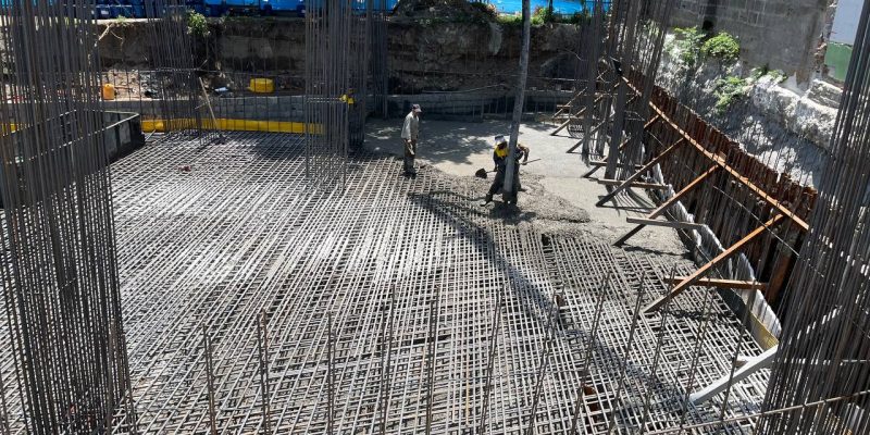 آرماتور بندی فونداسیون برج زنیت فونداسیون برج مسکونی ساحلی زنیت تنکابن