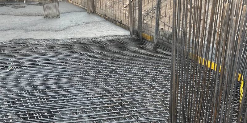 آرماتور بندی فونداسیون برج زنیت فونداسیون برج مسکونی ساحلی زنیت شمال