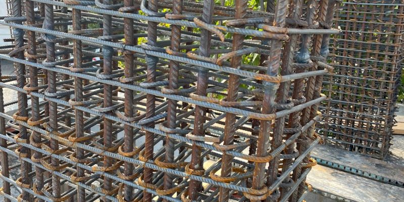 آرماتور بندی ویژه ستون برج زنیت سازه برج مسکونی ساحلی زنیت مازندران