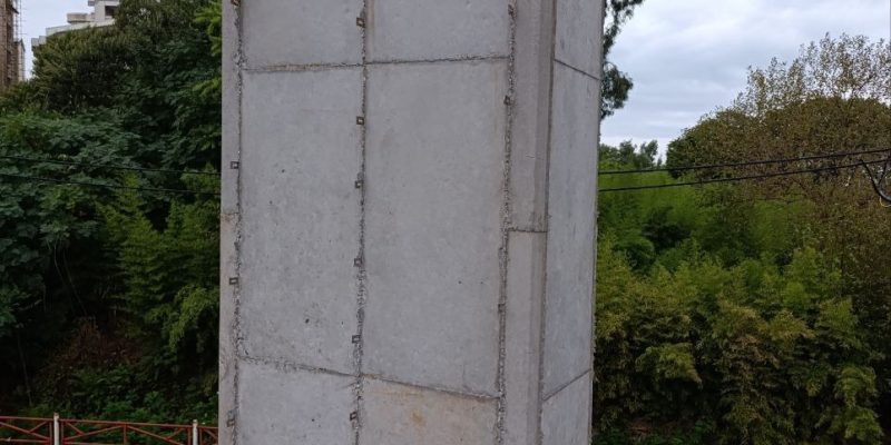 ستون بتنی برج زنیت ستون برج مسکونی ساحلی زنیت تنکابن